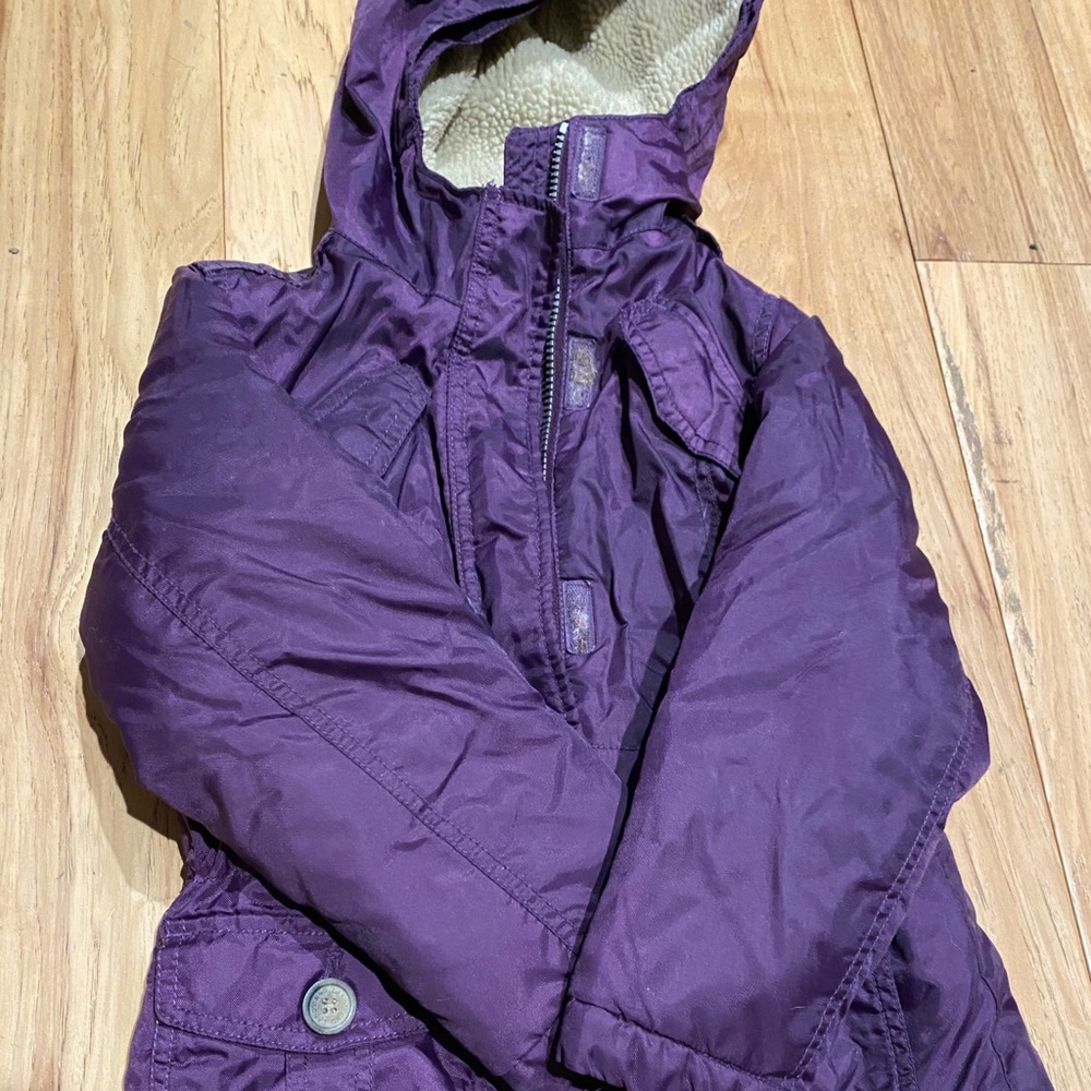 Purple Lands end coat